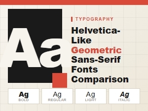 A Guide to Modern Geometric Sans-Serif Fonts