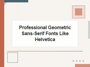 The Rise of Modern Geometric Sans Serifs