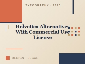 Commercial-Use Fonts for Helvetica Alternatives